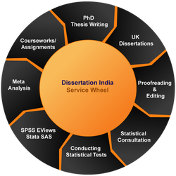 Service Wheel of Dissertation India